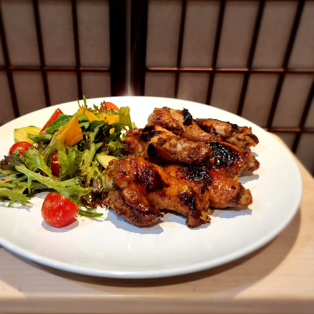 Moroccan Chicken Nibbles with Black Honey