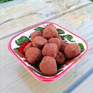 Black Garlic Chocolate Truffles