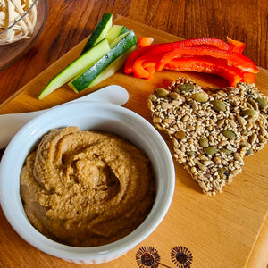 Easy Black Garlic Hummus from Scratch