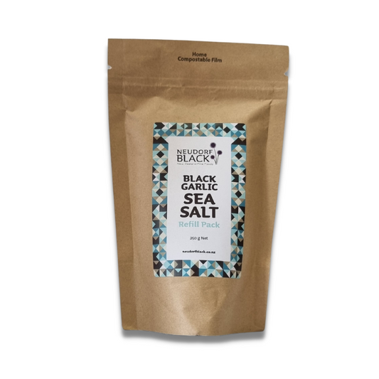 Black Garlic Sea Salt – Gourmet Finishing Touch