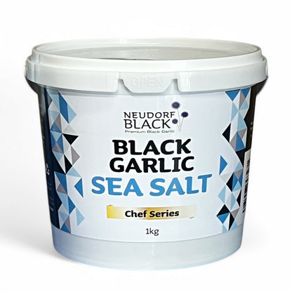 Black Garlic Sea Salt - Gourmet finishing salt