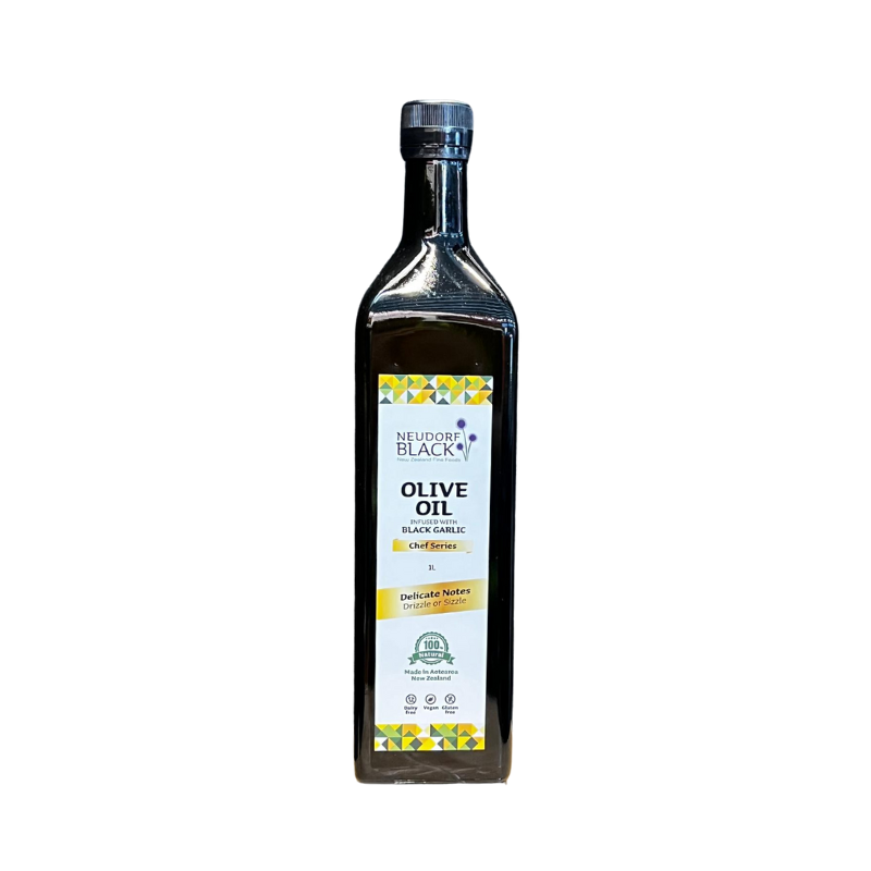 Olive Oil infused with Black Garlic