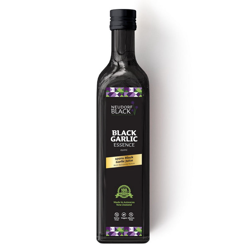 black garlic essence 250ml bottle