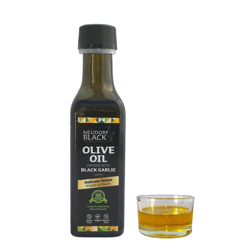 Olive Oil infused with Black Garlic