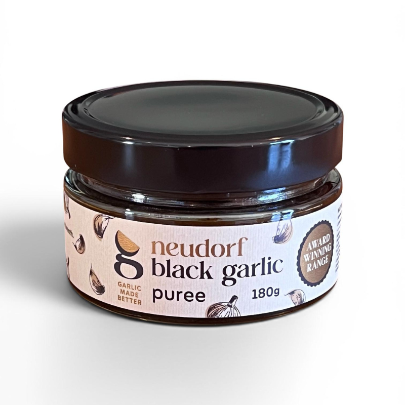 jar of Neudorf Black Garlic Puree 180g