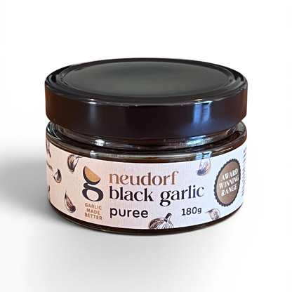 jar of Neudorf Black Garlic Puree 180g