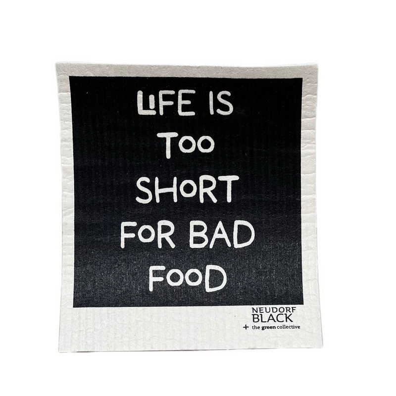 Spruce Dishcloth - Life is too short for bad food.